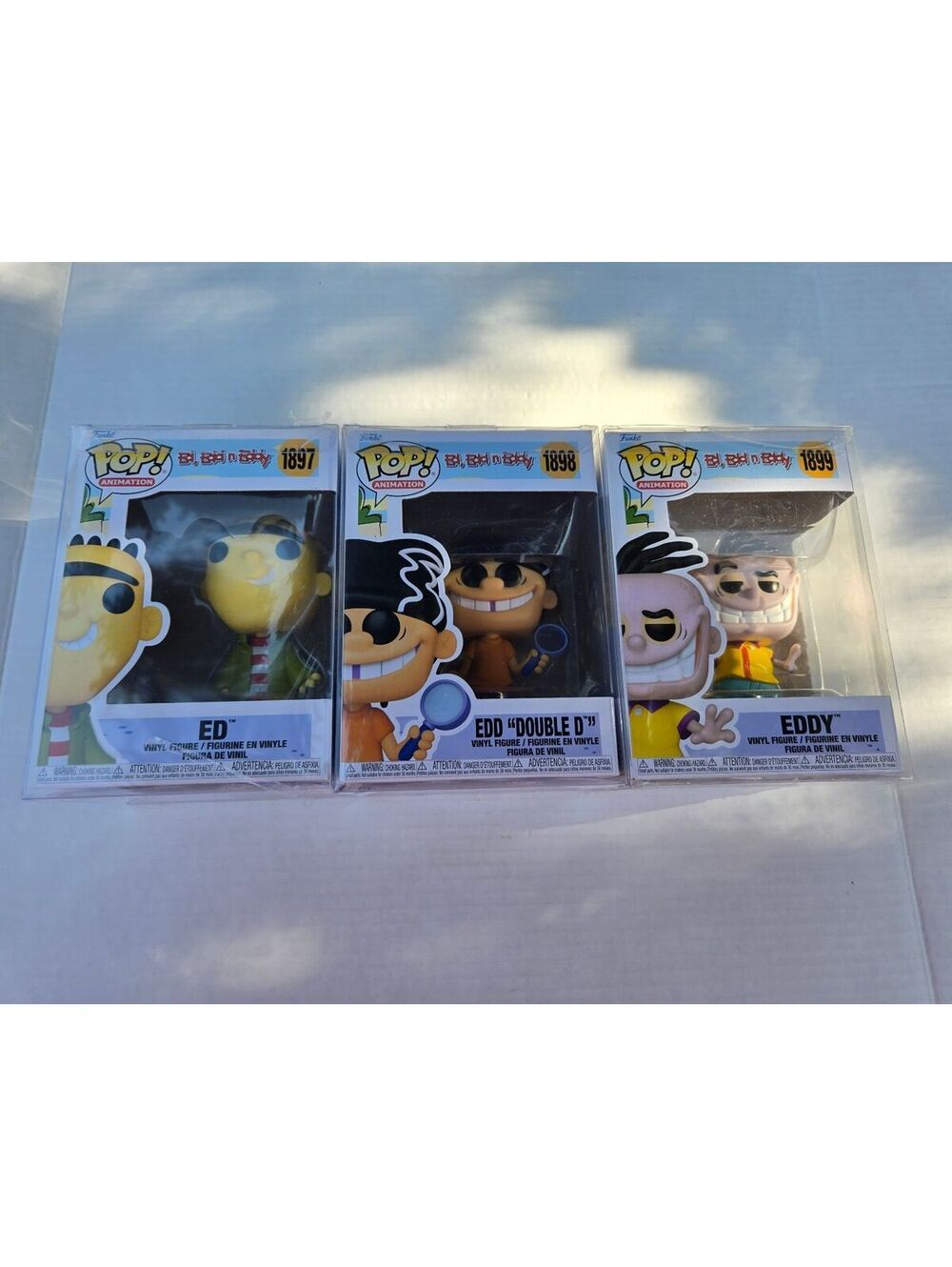 Funko Pop! Animation Ed, Edd 'Double D', and Eddy Complete Collectible Figures